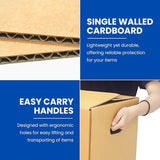 Extra Large Moving Boxes 55 x 46 x 46 cm Including Packing Set