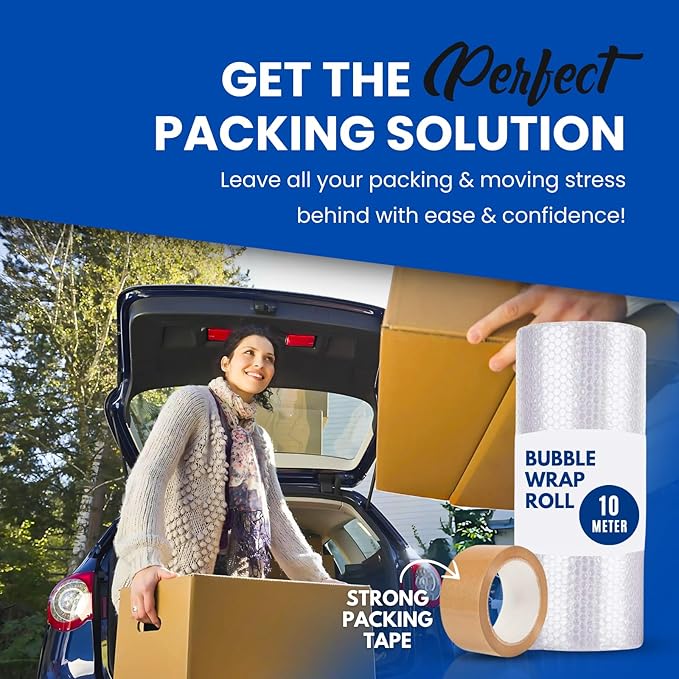 Extra Large Moving Boxes 55 x 46 x 46 cm Including Packing Set